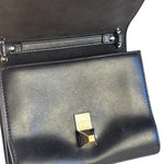 Fendi Black Leather Kan I Monster Eyes Shoulder Bag