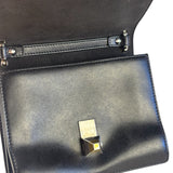 Fendi Black Leather Kan I Monster Eyes Shoulder Bag