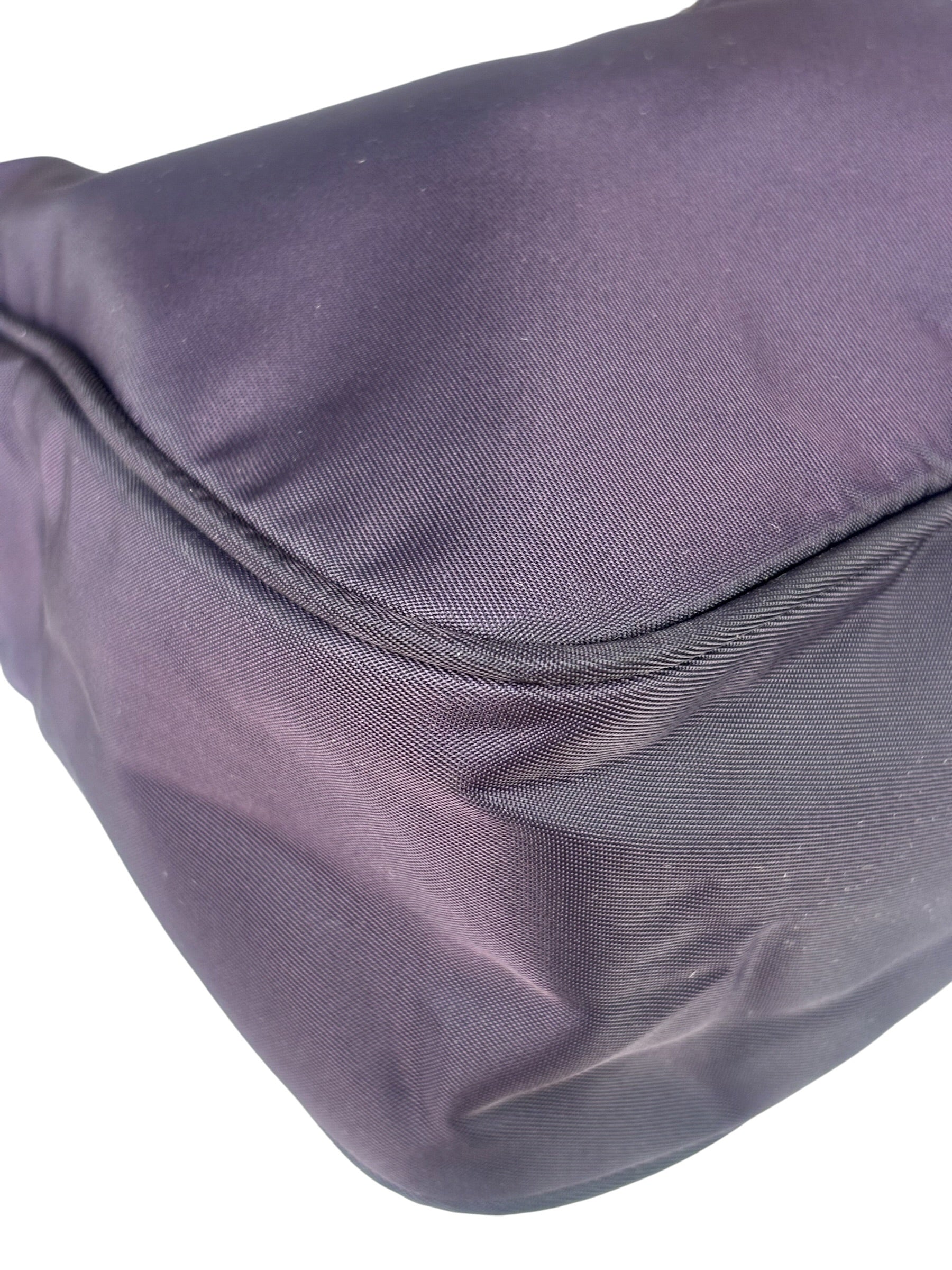 Prada Purple Tessuto Nylon Pochette