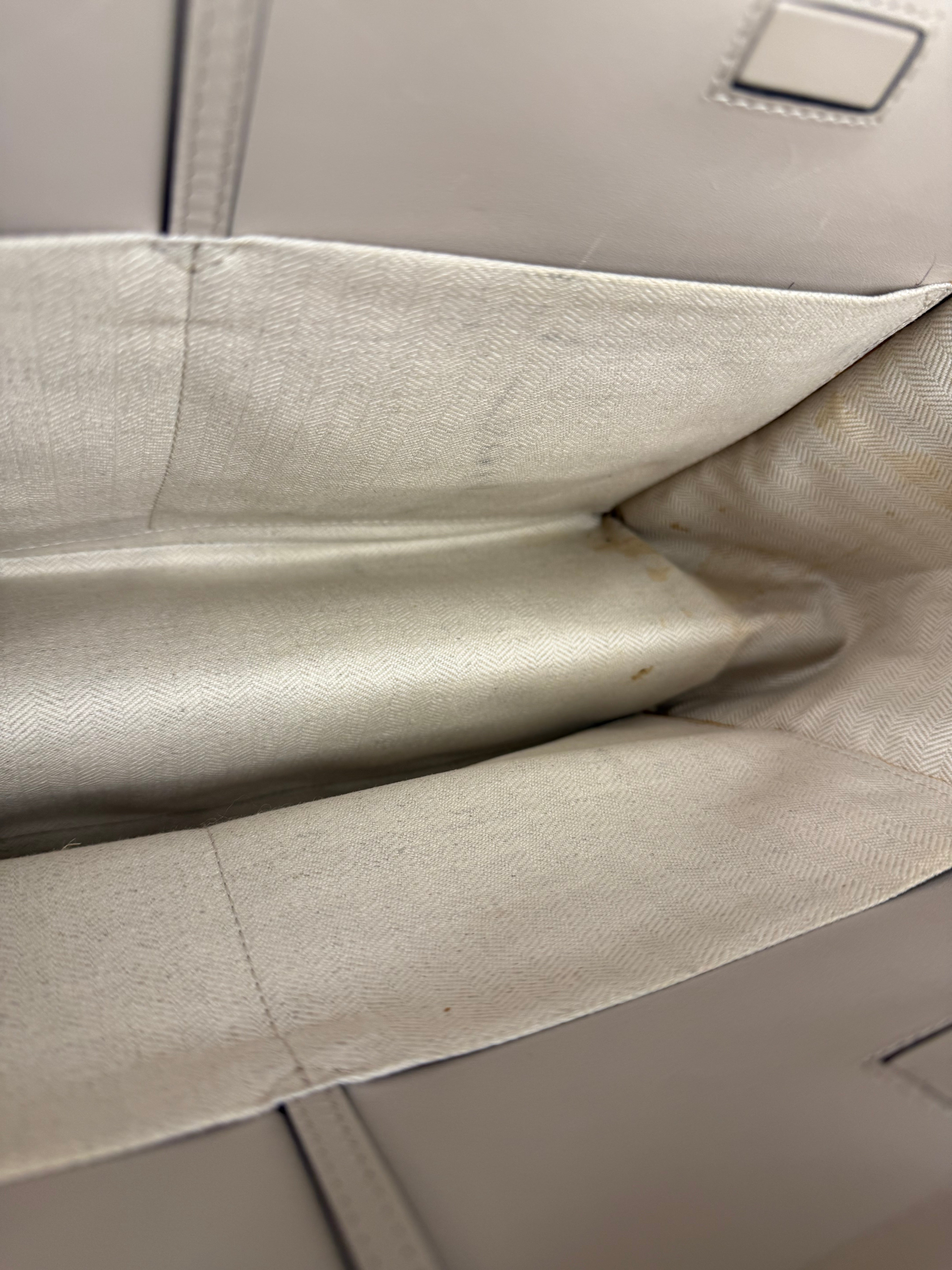 Loewe Beige Pebbled Leather Cushion Tote