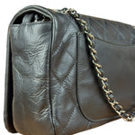 Chanel Black Leather Ultimate Stitch Single Flap Bag 2010