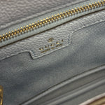 Gucci Jackie 1961 Hobo Bag Light Blue Grained Leather