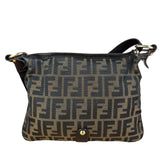 Fendi Vintage Zucca Pattern Canvas Shoulder Bag