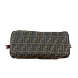 Fendi Vintage Leather Trim Zucca Etnico/Du Jour Tote Bga