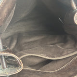 Gucci GG Denim leather Trim Gifford Tote Bag