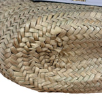 Versace Wicker Woven White Medusa Top Handle Tote