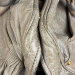 Miu Miu Green Vitello Leather Two-Way Bag