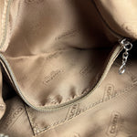 Coach Leather Shoulder Bag Navy/White