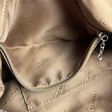 Coach Leather Shoulder Bag Navy/White