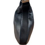Gucci Black Leather Silhouette Hobo Bag