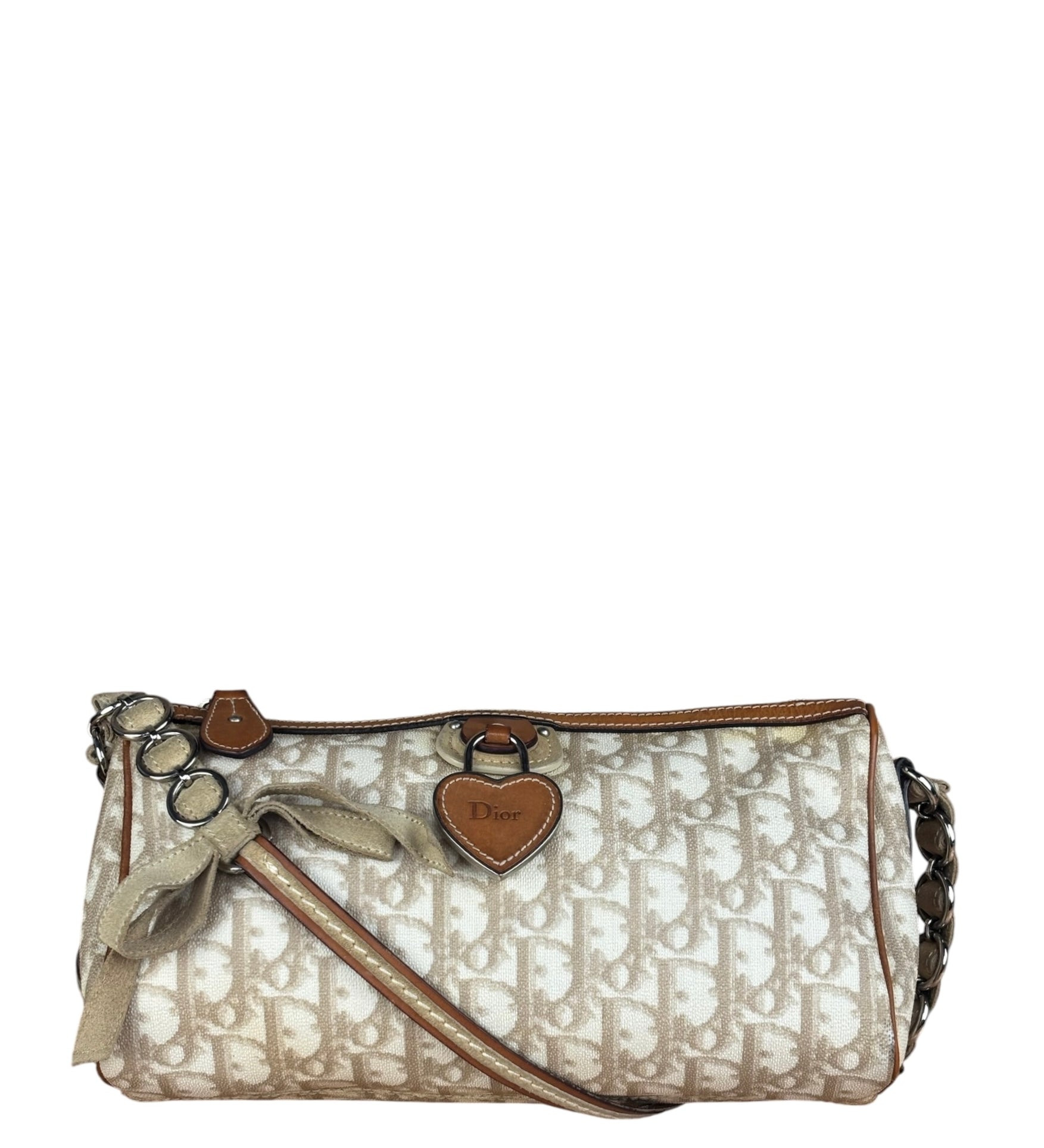Christian Dior Vintage Trotter Romantique Baguette Shoulder Bag