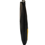 Fendi Black Monster Eye Leather Pouch/Clutch