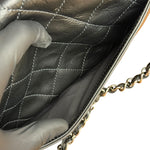 Chanel Black Leather Ultimate Stitch Single Flap Bag 2010