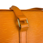 Louis Vuitton Orange Epi Leather Soufflot Handbag
