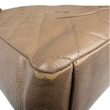 Chanel Beige Quilted Caviar Petite Shopping Tote 2004