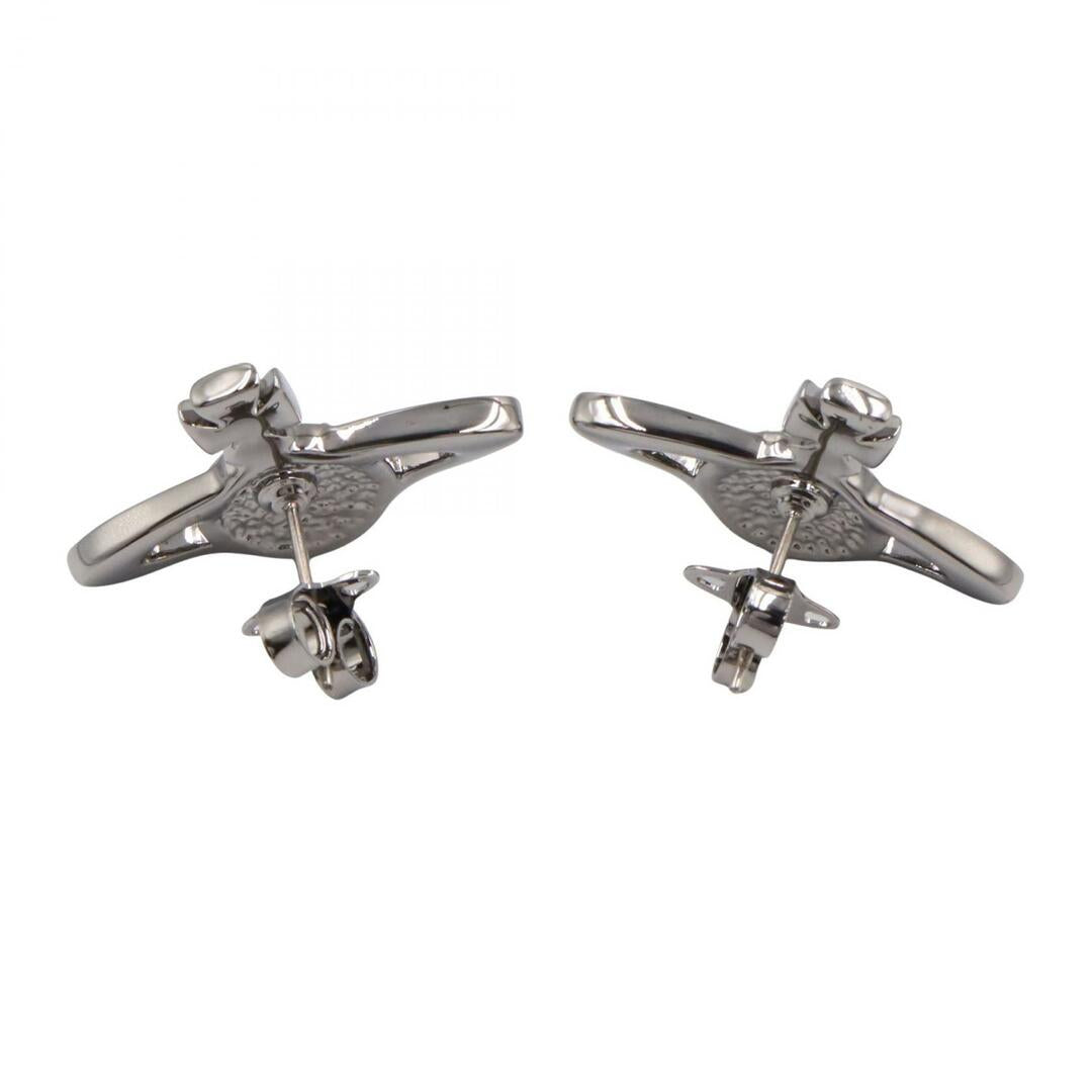 Vivienne Westwood Mini Bas Relief Silver Earrings