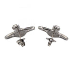 Vivienne Westwood Mini Bas Relief Silver Earrings