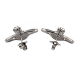Vivienne Westwood Mini Bas Relief Silver Earrings