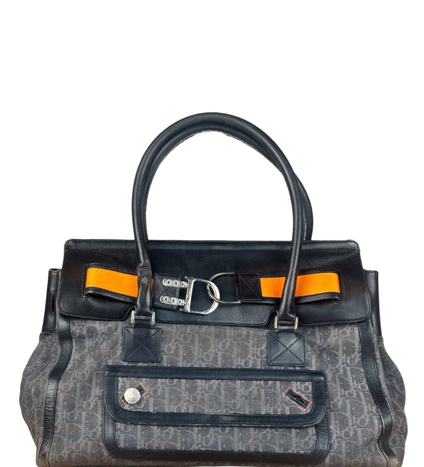 Christan Dior Vintage Diorissimo Flight Trotter Tote