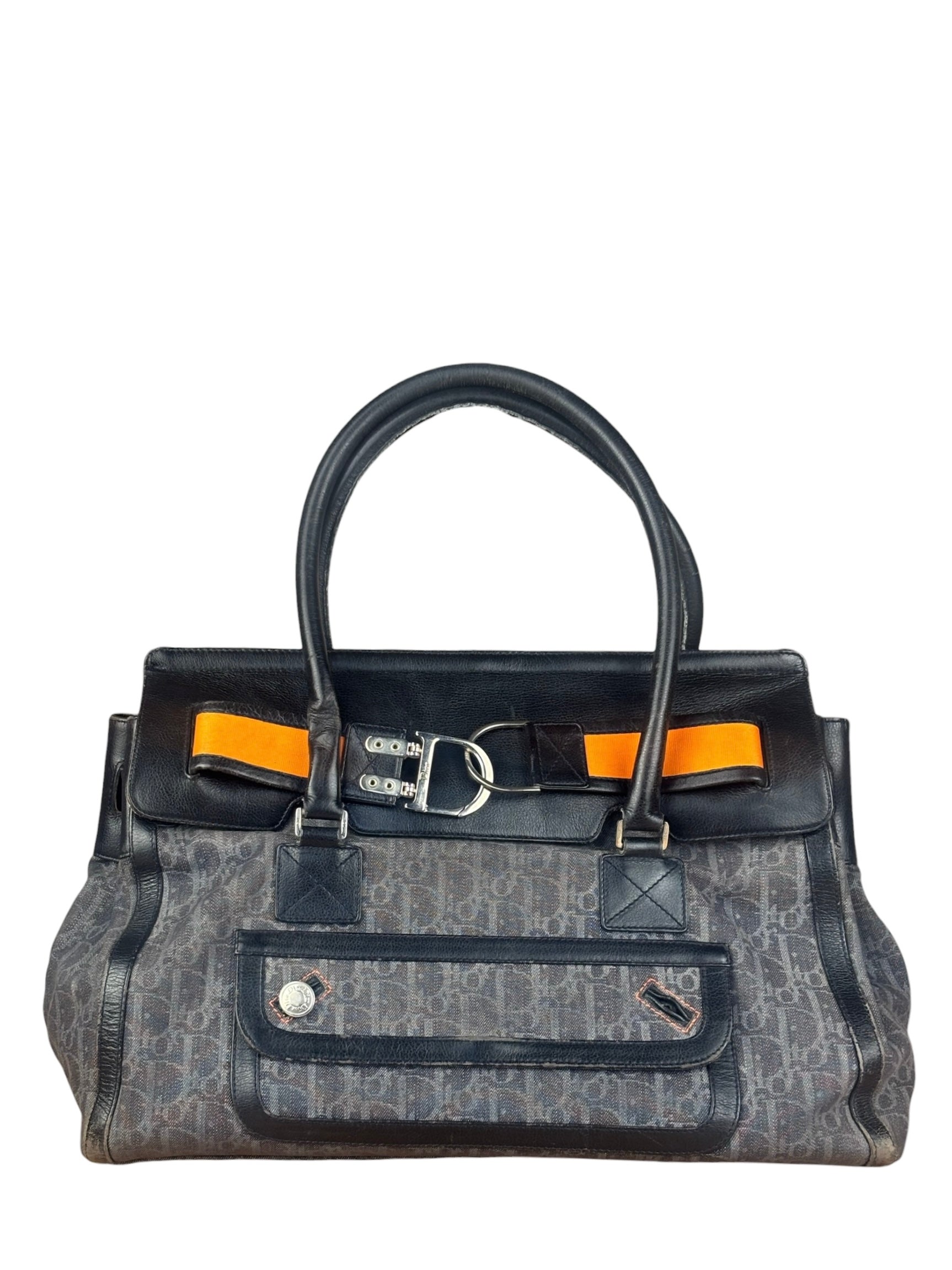 Christan Dior Vintage Diorissimo Flight Trotter Tote