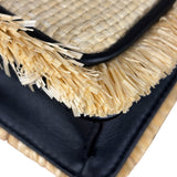 Bvlgari Serpenti Forever Mini Raffia Bag Beige