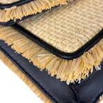 Bvlgari Serpenti Forever Mini Raffia Bag Beige