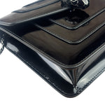 Bvlgari Black Patent Leather Small Serpenti Crossbody Bag
