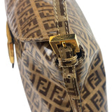 Fendi Brown PVC Zucca Baguette