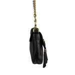 Gucci Black Leather Marrakech Evening Shoulder Bag