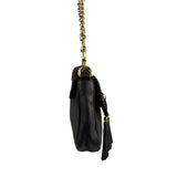 Gucci Black Leather Marrakech Evening Shoulder Bag