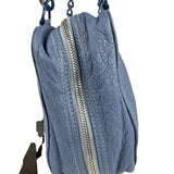 Balenciaga Vintage Blue Leather Mini Pochette
