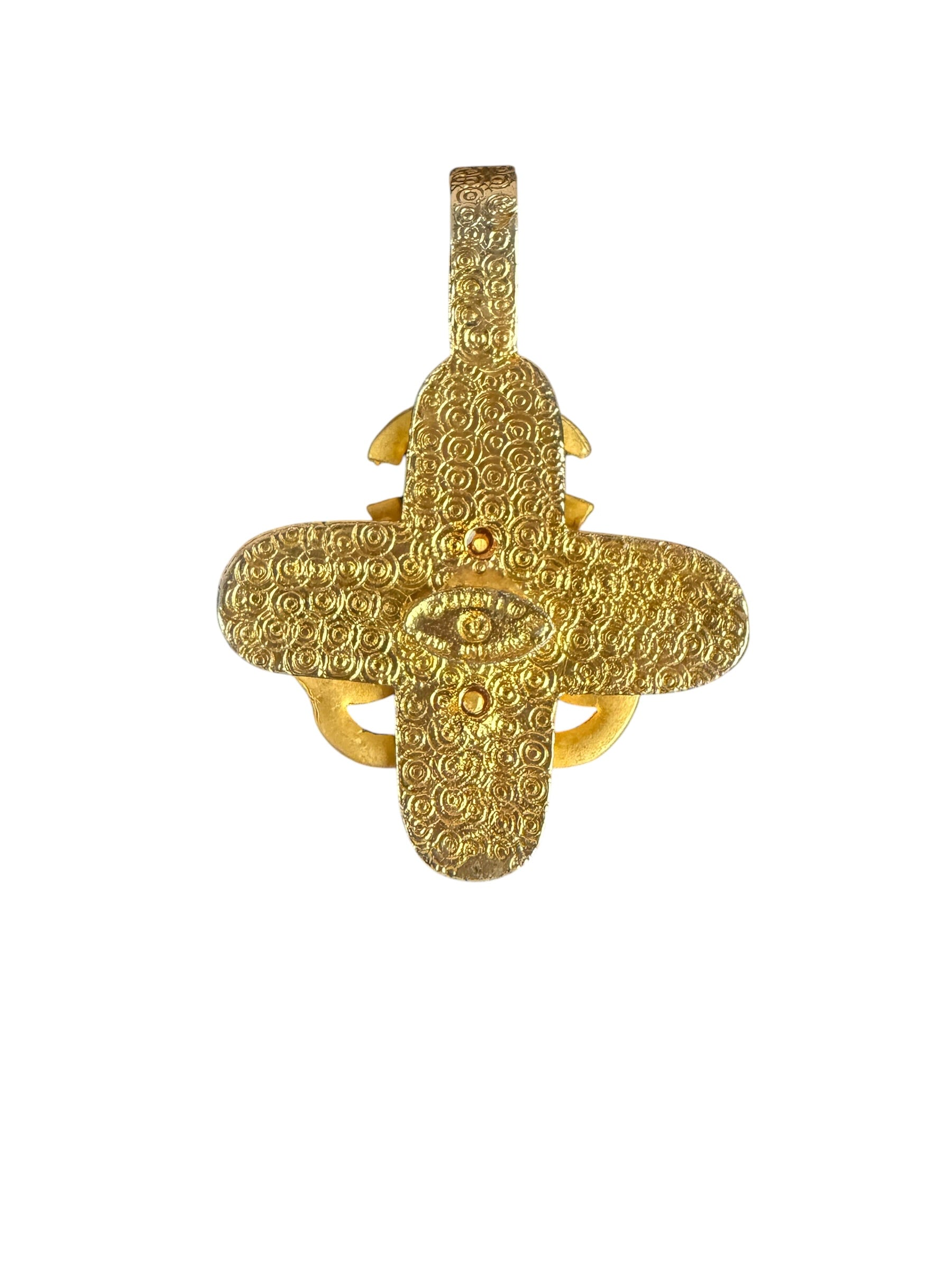 Chanel Vintage Autumm/Winter Triple Coco Mark Pendant 94A 1994