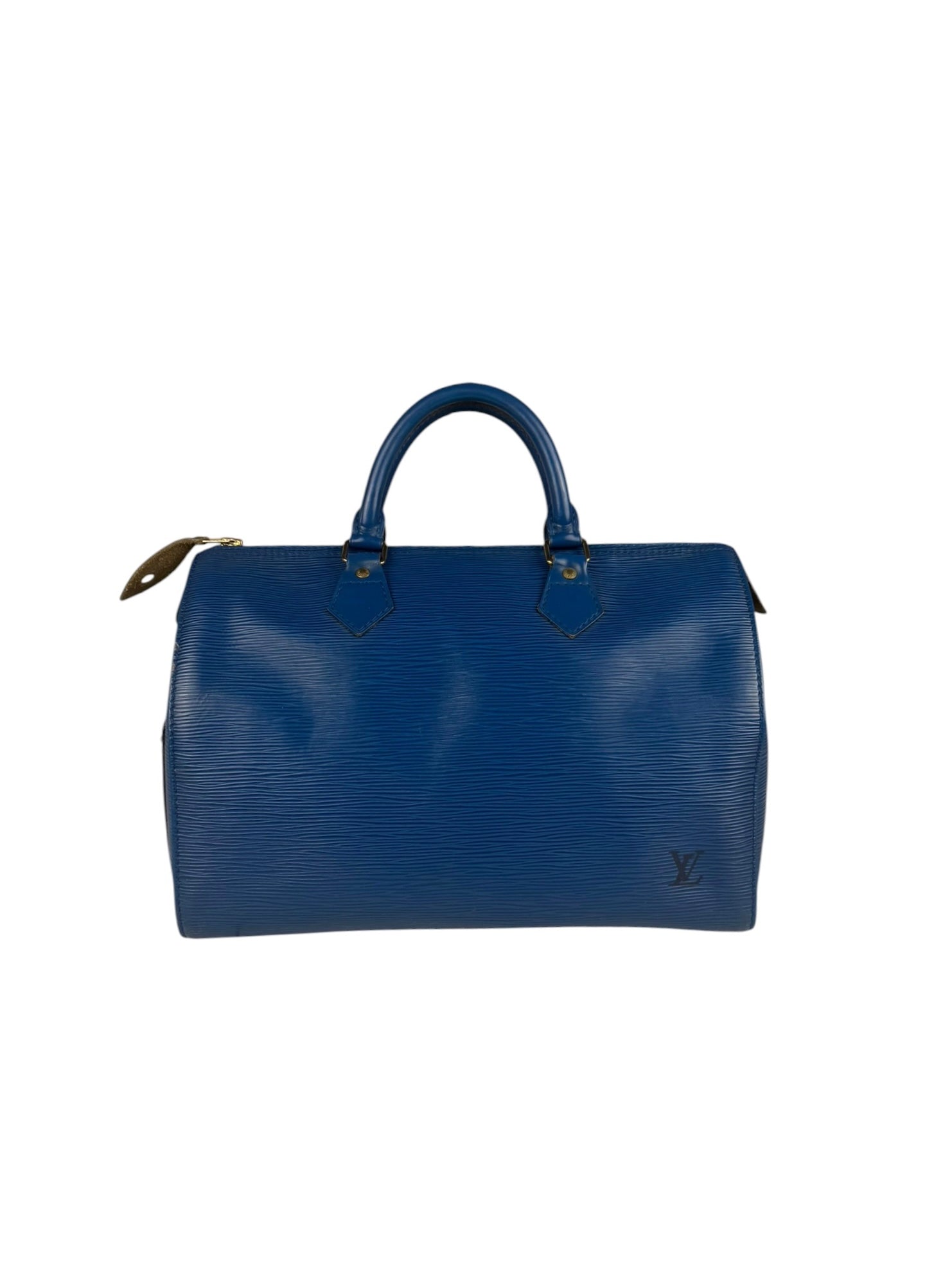 Louis Vuitton Blue Epi Leather Speedy 30