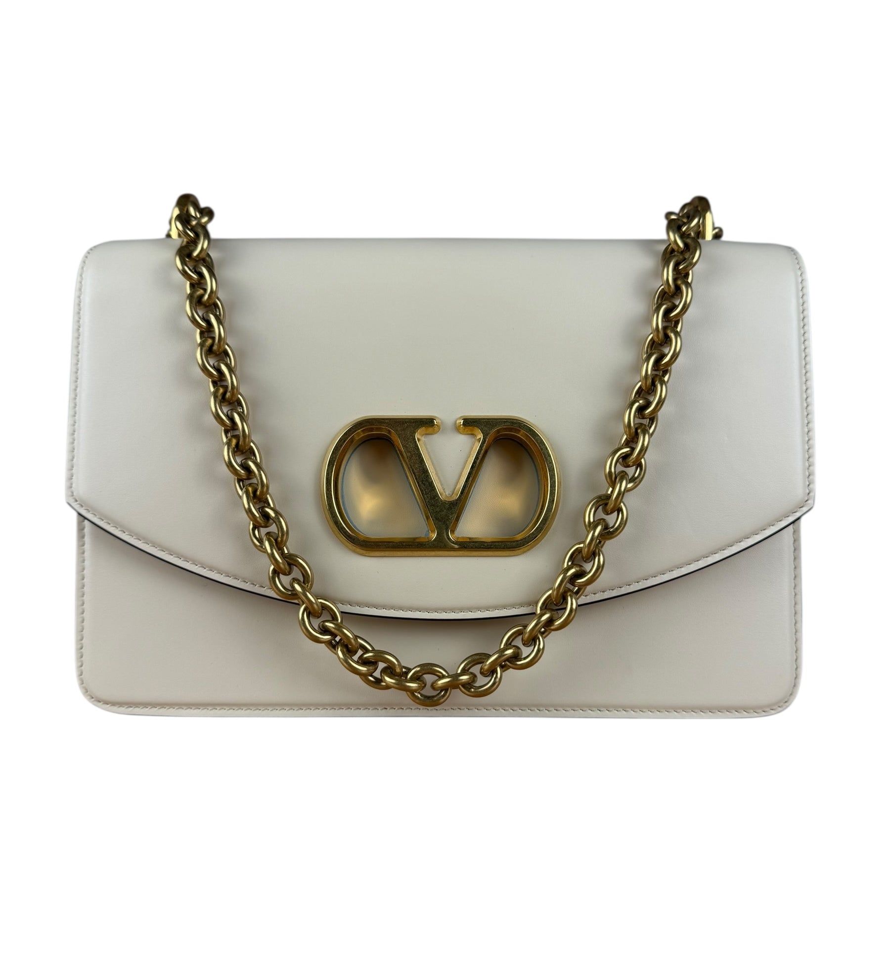 Valentino Vain Leather Chain Bag