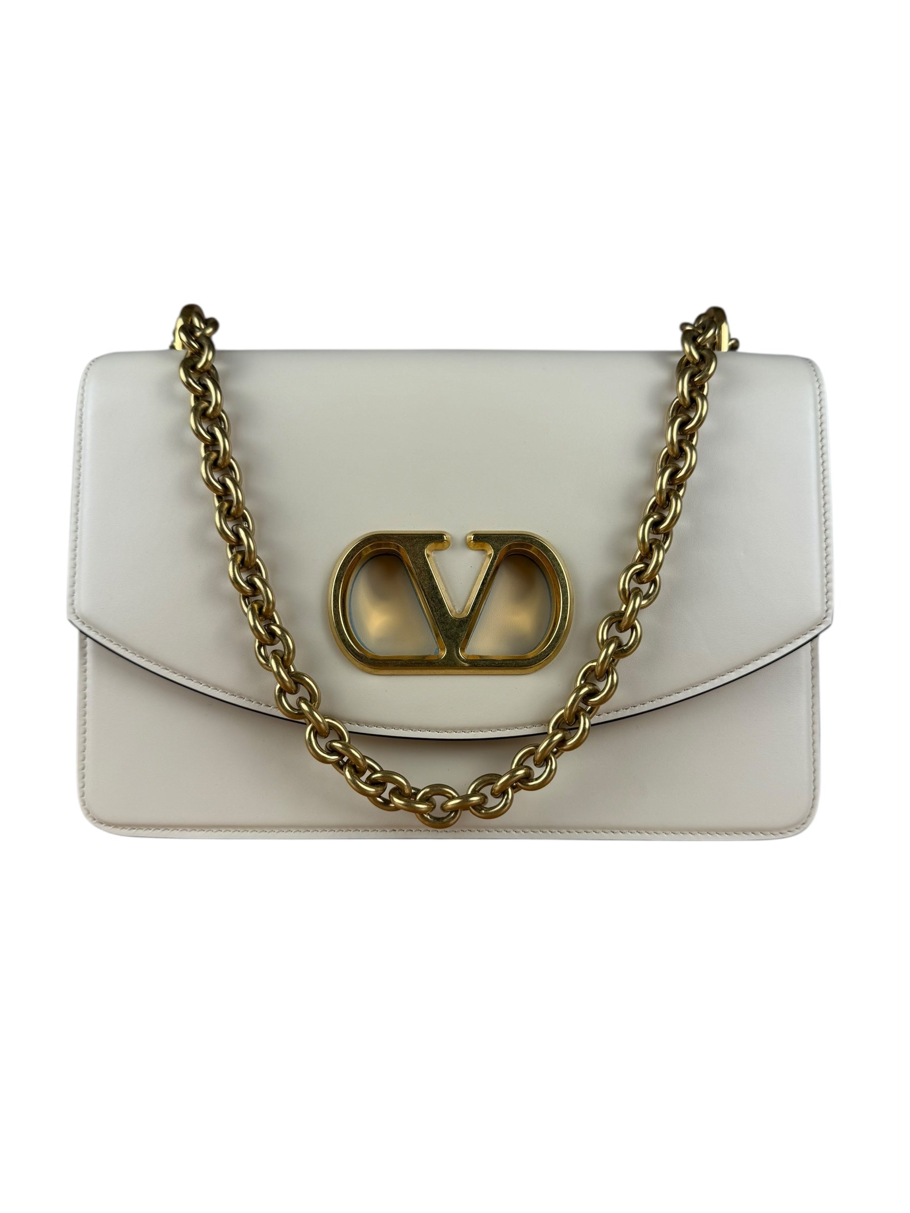 Valentino Vain Leather Chain Bag