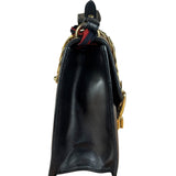 Gucci Black Leather Small Sylvie Shoulder Bag