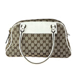 Gucci GG Canvas Trophy Boston Bag