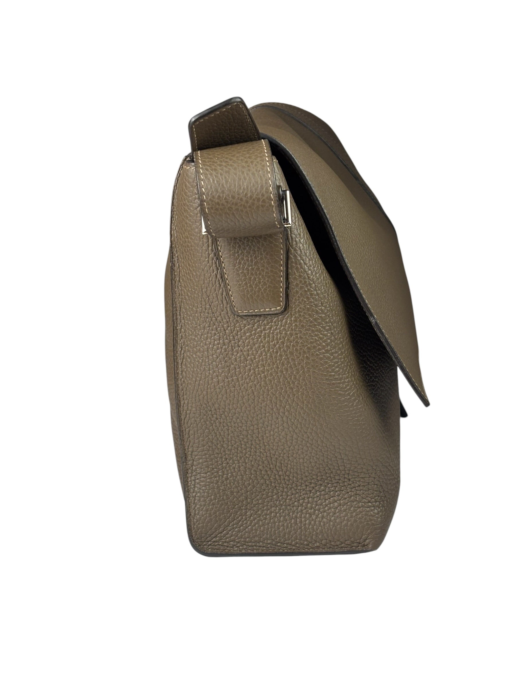 Hermes Brown Leather Sac Alfred Taorillon Clemence 35