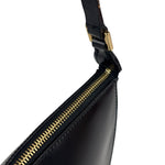 Salvatore Ferragamo Vintage Black Gancini Leather Baguette