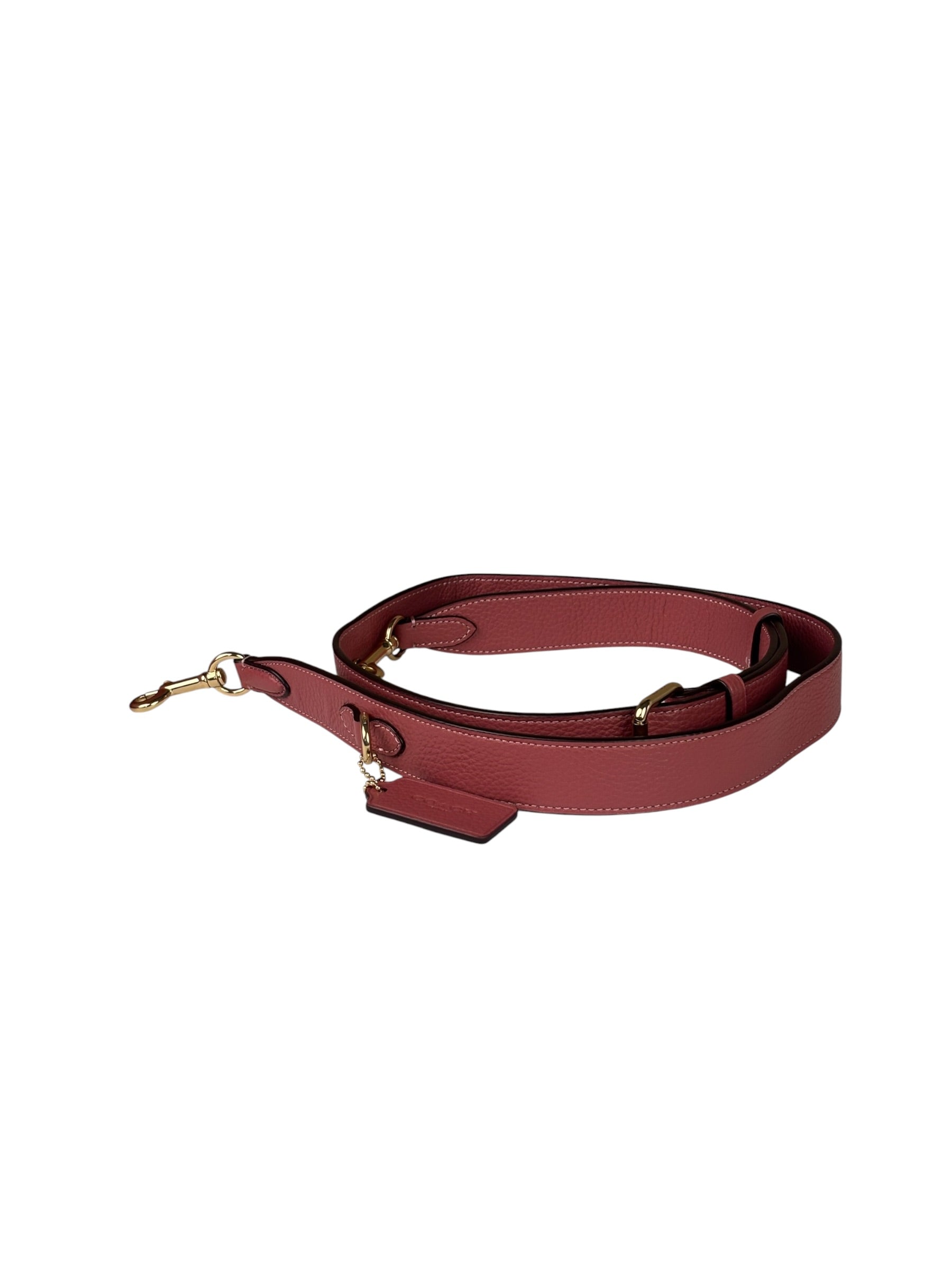 Coach Pink Pebbled Leather Colton Crossbody Bag