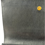 Yves Saint Laurent Black Leather Flap Clutch