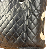 Chanel Black Leather Cambon Ligne Tote 2003