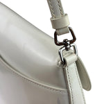 Prada White Cleo Shoulder Bag