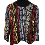 Yves Saint Laurent Vintage Coogi 3D Knit Sweater