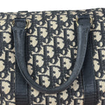Christian Dior Vintage Navy Trotter Boston Bag