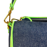 Fendi Denim Baguette NM 2Way Handbag