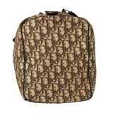 Christian Dior Brown Leather Trim Trotter Boston Bag