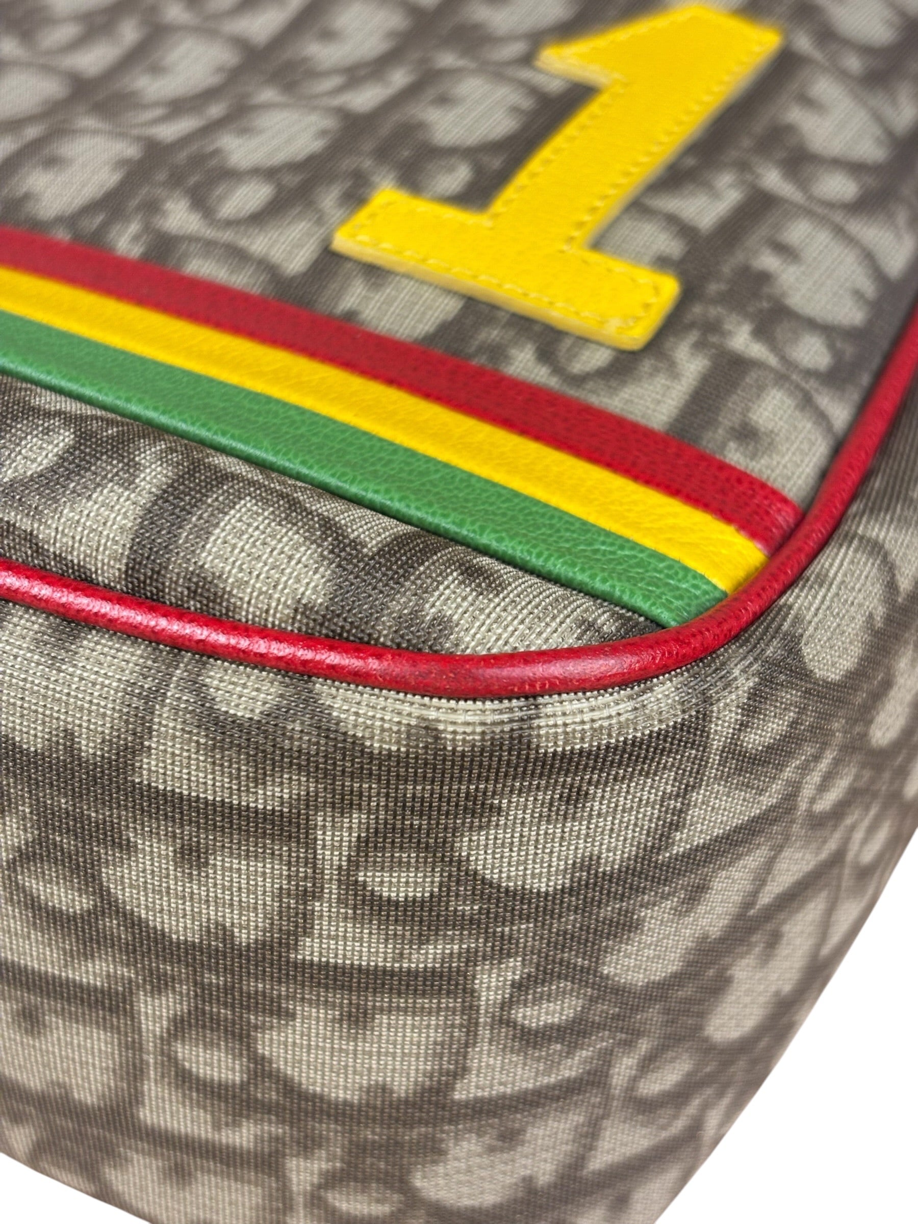 Christian Dior Vintage Rasta Trotter Crossbody Bag
