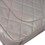 Chanel Light Lilac Calfskin Leather Quilted Flap Chain Bag