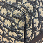 Christian Dior Canvas Monogram Trotter Mini Boston Hand Bag